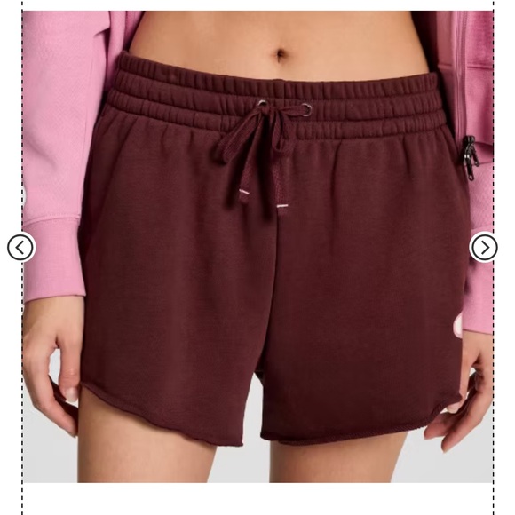 Champion Women's French Terry Pull-On Shorts - Maroon M NWT - Picture 3 of 4